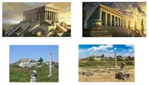 De eens zo prachtige tempel van Artemis
