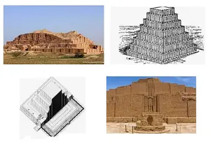 Collage van de toren van Babel